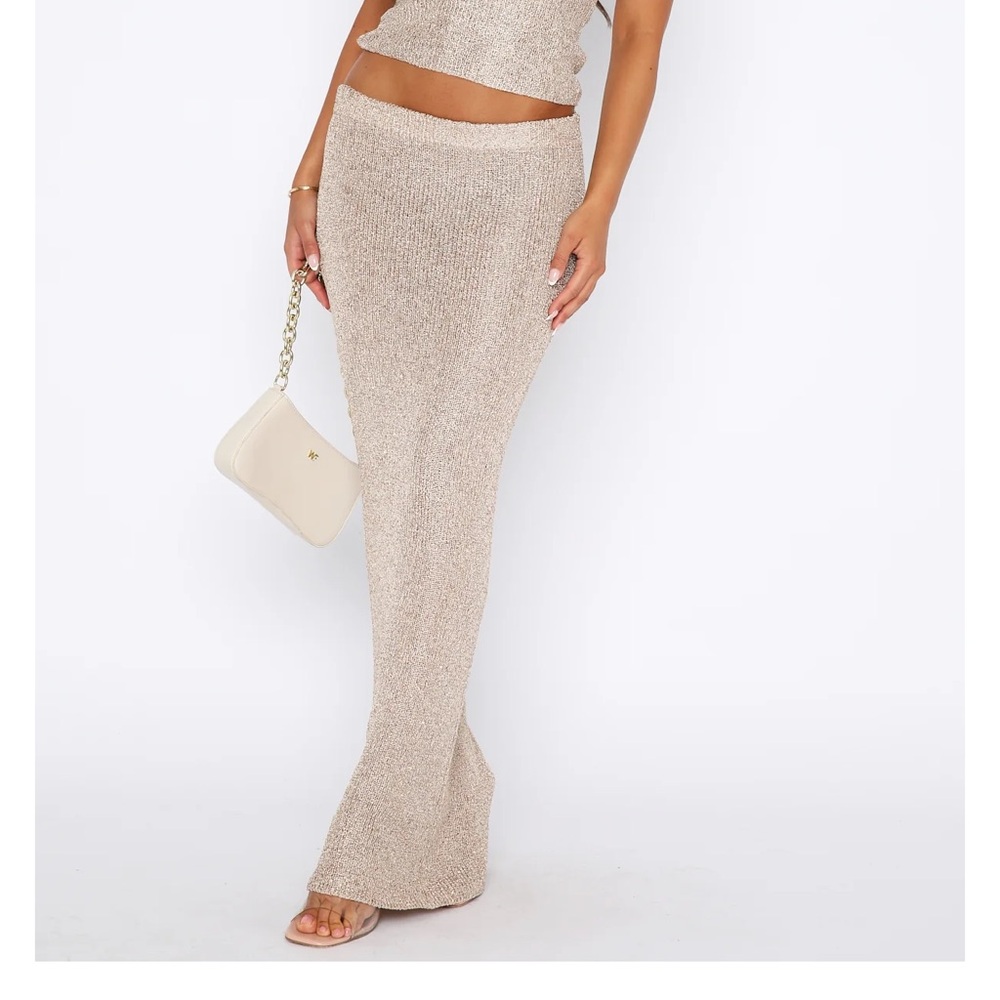 White Fox maxi skirt